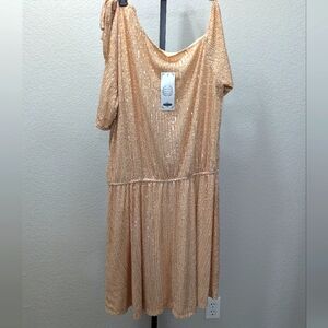 Champagne Sequin Dress